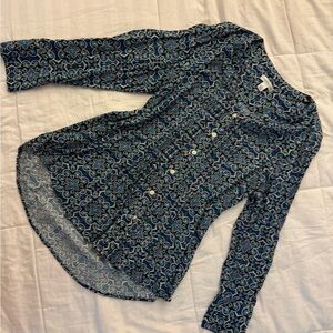 Croft & Barrow Multicolor Patterned Shirt